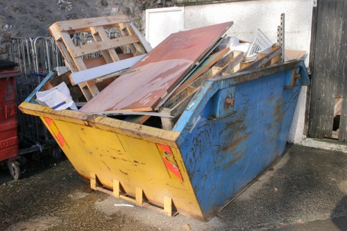 Professional waste clearance team managing builders waste in Islington